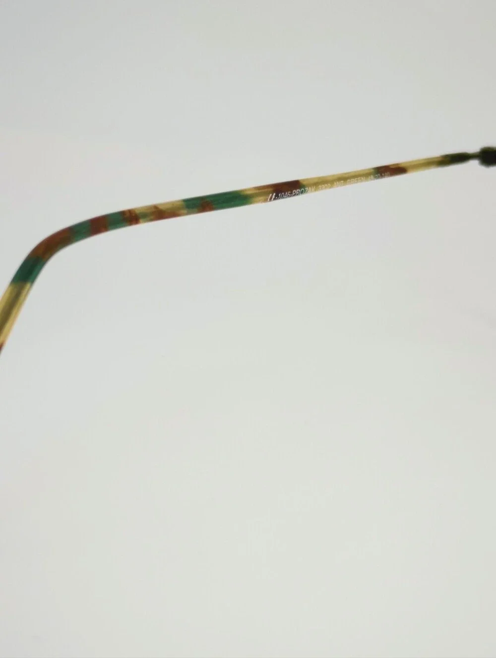 Prozak.Nicole Miller. Best Named Frame Olive Metal Round Eyeglasses.